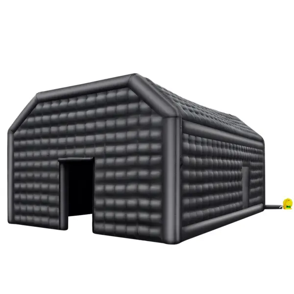 VEVOR Inflatable Nightclub, 29.5 x 19.7 x 13.1 Ft, Blow up Party Tent with 1100W Blower, Large Inflatable Night Club Tent for Adults, Easy Setup Inflatable House Air Cube for Wedding Birthday Black