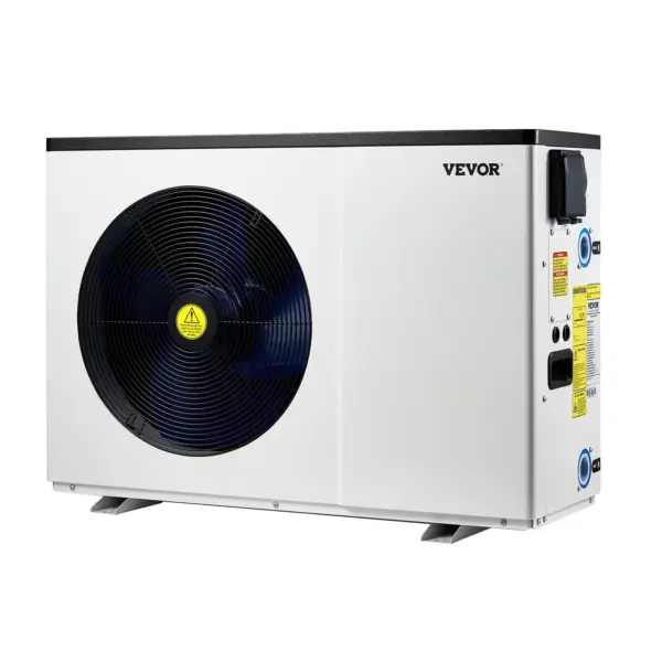 VEVOR Electric Pool Heat Pump, 35830 BTU, Pool Heaters for 6605-13209GAL Above and In Ground Pools, Low Noise, Heating and Cooling Highly Efficient & Energy-Saving Pool Water Heater AC208-230V 60Hz