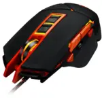 Canyon Wired 9 Button USB LED Gaming Mouse With Adjustable DPI - Black / Orange - CND-SGM6N