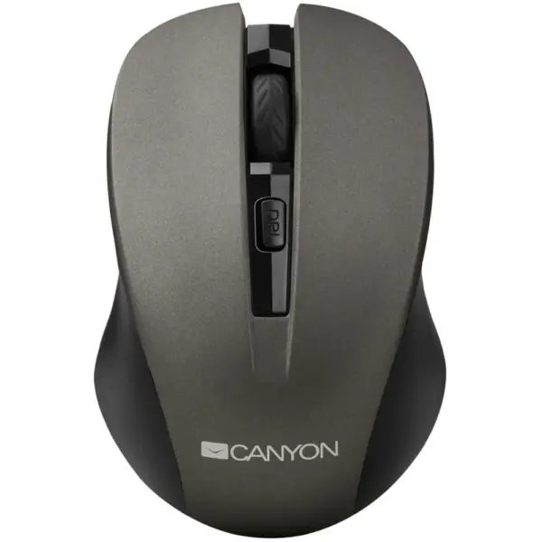 Canyon Comfort Wireless 4 Button Optical Mouse With Switchable DPI in Grey - CNE-CMSW1G