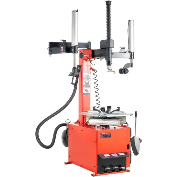VEVOR Tire Changer Machine, 1.5HP Copper Motor, Durable Tire Changer with Air Pressure Gauge & Pneumatic Assist Arm, Pedal Operated Tire Changer with Thickened Chuck, Fit for Sedan/SUV/Pickup Truck