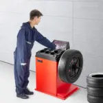 VEVOR Electric Tire Changer, 18" Spindle, Durable Tire Changer Tire Balancer with 1.5 HP Motor, Accurate Tire Changer Tire Balancer with Auto Calibration Mode, FIt for Sedans/SUVs/Pickup Trucks