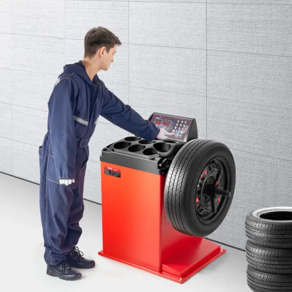 VEVOR Electric Tire Changer, 18" Spindle, Durable Tire Changer Tire Balancer with 1.5 HP Motor, Accurate Tire Changer Tire Balancer with Auto Calibration Mode, FIt for Sedans/SUVs/Pickup Trucks
