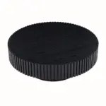 31.49'' Nesting Round Wood Coffee table for Apartment, Modern Living Room Coffee Table with Sturdy Pedestal ,BLACK