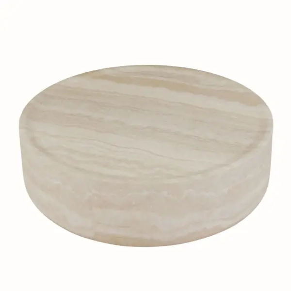 31.49'' Faux MARS Pattern Coffee Tables for Living Room Round Tea table for Living Room, No Need Assembly.