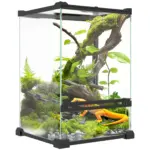 12L Vivarium for Lizards Frogs Snakes Turtles Tortoises w/ Anti Escape Design, Ventilation | PawHut