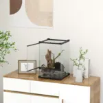 12L Vivarium for Lizards Frogs Snakes Turtles Tortoises w/ Anti Escape Design, Ventilation | PawHut
