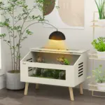 111L Vivarium for Snakes, Lizards, Horned Frogs, Chameleons, Hamsters, Gerbils with Tempered Glass Windows | PawHut