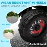 6V Quad Bike with Back Trailer, Wear-Resistant Wheels, for Ages 18-36 Months, Green | HOMCOM