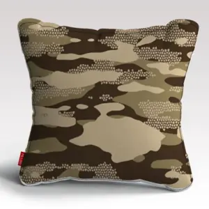 Desert Camouflage Pattern Mosaic Style Plakat Cushion/Pillow