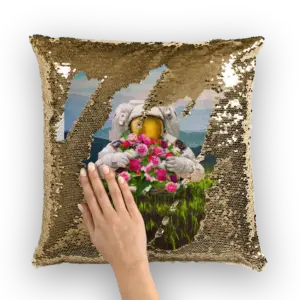 Escape the Universe Sequin Cushion Cover