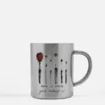 Home Is Where Your Makeup Is Gold & Silver Mug