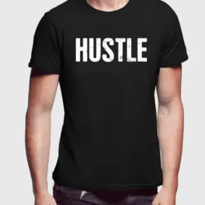 Hustle Half Sleeves T-shirt