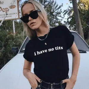 I have no tits Women T-shirt