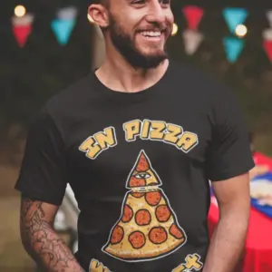 In Pizza We Crust Pyramide Shirt Food Italian Tasty Pizza Lover Tshirt Gift Tee T-shirt
