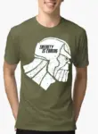 Infinity is Coming Half Sleeves Melange T-shirt