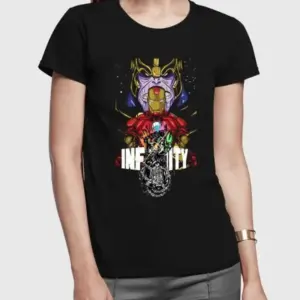 Infinity Half Sleeves Women T-shirt