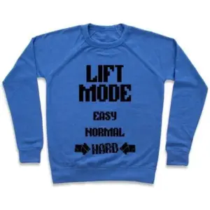 LIFT MODE: HARD CREWNECK SWEATSHIRT