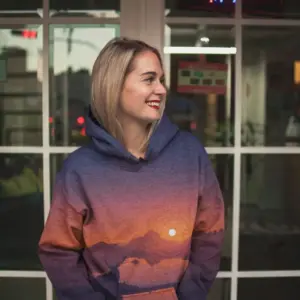 Magical Evening Female Sublimation Hoodie