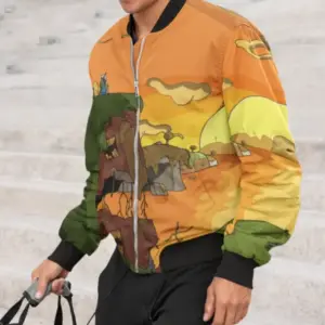 Nature. Bomber Jacket