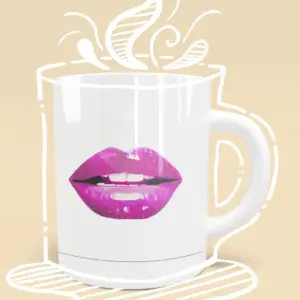 Purple Lips Mug