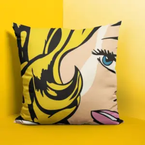 Sad Pop Art Cushion/Pillow