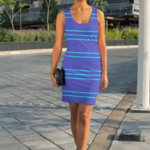 Simple Lines Pattern pt Poster Sublimation Cut & Sew Dress