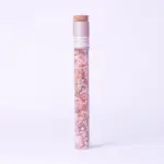 Natural Bath Salts Gift set in 8 Glass Tubes, Luxurious Bath Experience