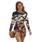 Leisure Wear - Women's Long Sleeve Dress