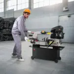 VEVOR Metal Horizontal Band Saw, 7 x 12 in Rectangular Cutting Capacity, 110/220V Metal Vertical Cutting Bandsaw with 1.1 kW Motor, 0-45 Angle Adjustment, Variable Speed, for Metal, Wood, and Plastic