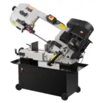 VEVOR Metal Horizontal Band Saw, 7 x 12 in Rectangular Cutting Capacity, 110/220V Metal Vertical Cutting Bandsaw with 1.1 kW Motor, 0-45 Angle Adjustment, Variable Speed, for Metal, Wood, and Plastic
