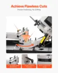 VEVOR Metal Horizontal Band Saw, 7 x 8.25 in Rectangular Cutting Capacity, 110/220V Vertical Cutting Bandsaw with 1.1 kW Motor, 0-45 Angle Adjustment, Variable Speed, for Metal, Wood, and Plastic