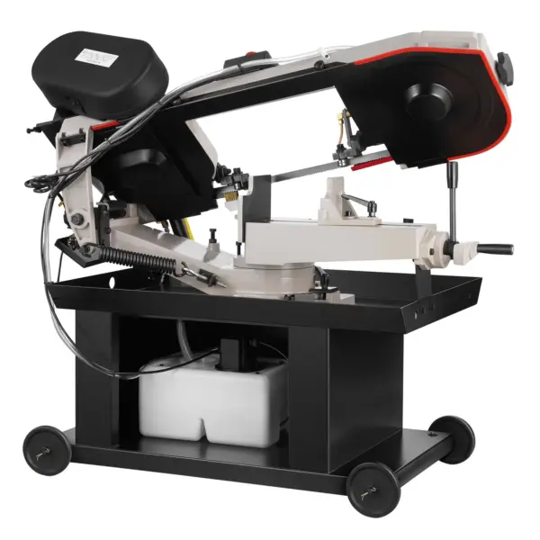 VEVOR Metal Horizontal Band Saw, 7 x 8.25 in Rectangular Cutting Capacity, 110/220V Vertical Cutting Bandsaw with 1.1 kW Motor, 0-45 Angle Adjustment, Variable Speed, for Metal, Wood, and Plastic