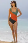 Oakleigh Padded Square Neck One Piece Swimsuit