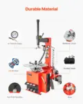 VEVOR Electric Tire Changer, 18" Spindle, Durable Tire Changer Tire Balancer with 1.5 HP Motor, Accurate Tire Changer Tire Balancer with Auto Calibration Mode, FIt for Sedans/SUVs/Pickup Trucks