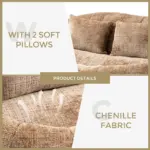 Bean Bag sofa Lazy Sofa Durable Comfort Lounger High Back Bean Bag Chair Couch for Adults and Kids, Indoor & Outdoor, Accent Floor Soft Lounge Chair (Coffee chenille)