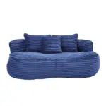 Bean Bag sofa Lazy Sofa Durable Comfort Lounger High Back Bean Bag Chair Couch for Adults and Kids, Indoor & Outdoor, Accent Floor Soft Lounge Chair (Navy)