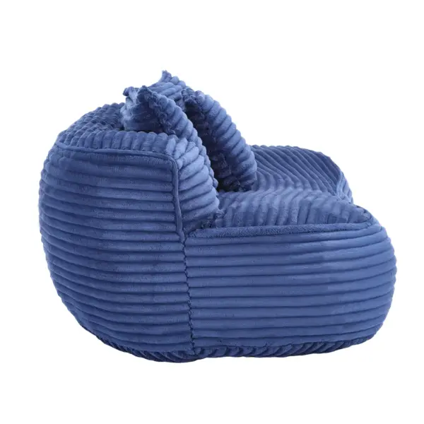 Bean Bag sofa Lazy Sofa Durable Comfort Lounger High Back Bean Bag Chair Couch for Adults and Kids, Indoor & Outdoor, Accent Floor Soft Lounge Chair (Navy)