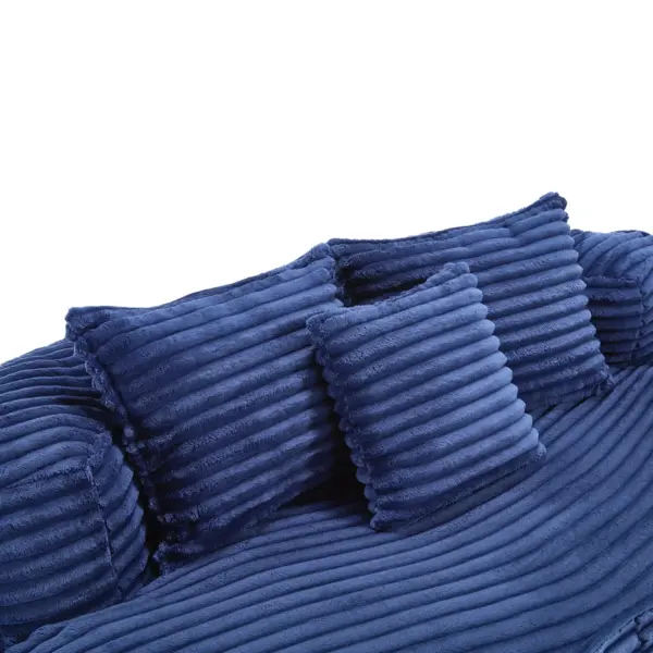 Bean Bag sofa Lazy Sofa Durable Comfort Lounger High Back Bean Bag Chair Couch for Adults and Kids, Indoor & Outdoor, Accent Floor Soft Lounge Chair (Navy)