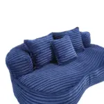 Bean Bag sofa Lazy Sofa Durable Comfort Lounger High Back Bean Bag Chair Couch for Adults and Kids, Indoor & Outdoor, Accent Floor Soft Lounge Chair (Navy)