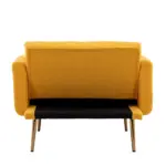 fashionable and classic style chaise lounge chair / accent chair for Living Room, bedroom (Mustard Teddy)