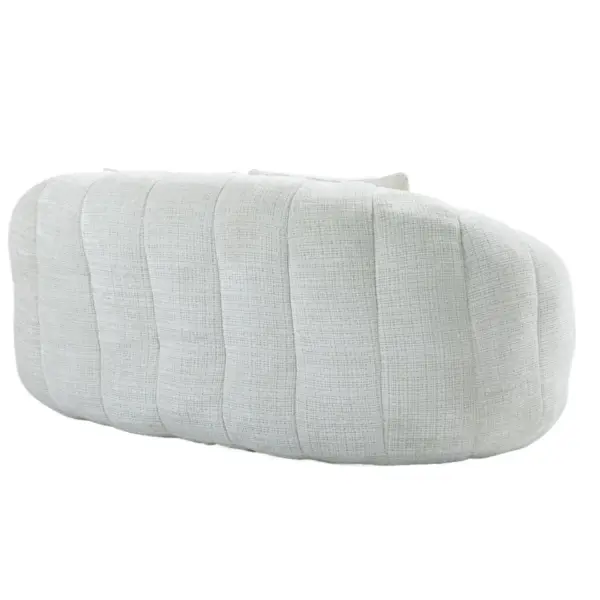 Bean Bag sofa Lazy Sofa Durable Comfort Lounger High Back Bean Bag Chair Couch for Adults and Kids, Indoor & Outdoor, Accent Floor Soft Lounge Chair (Beige chenille)