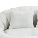 Bean Bag sofa Lazy Sofa Durable Comfort Lounger High Back Bean Bag Chair Couch for Adults and Kids, Indoor & Outdoor, Accent Floor Soft Lounge Chair (Beige chenille)