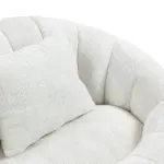 Bean Bag sofa Lazy Sofa Durable Comfort Lounger High Back Bean Bag Chair Couch for Adults and Kids, Indoor & Outdoor, Accent Floor Soft Lounge Chair (Beige chenille)