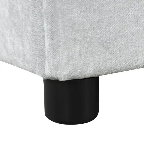 121.2' Versatile Sofa Bed Modular Sofa Free-combined Sofa with Two Storage Racks, Gray