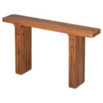 Elegant Acacia Veneer Entryway Table,Suitable For Entryway, Hallway, Living Room, Foyer, Corridor