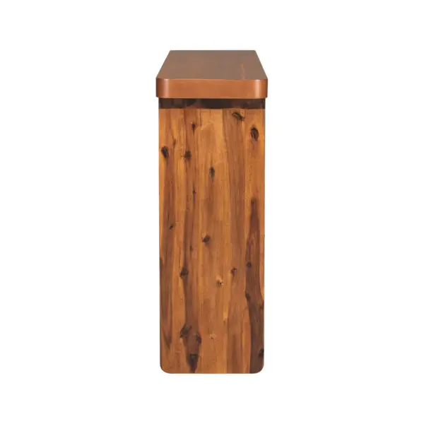 Elegant Acacia Veneer Entryway Table,Suitable For Entryway, Hallway, Living Room, Foyer, Corridor
