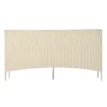 Elegant Sideboard Featuring Curved Bottom Doors with Arched Groove Design in a Stylish Four-Door Layout,Suitable for Living Rooms,Entrance and Study