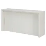 Acacia Wood Veneer Simple Entryway Table with Wavy Design,Suitable for Study,Entryway, Hallway, Living Room, Foyer