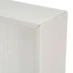 Acacia Wood Veneer Simple Entryway Table with Wavy Design,Suitable for Study,Entryway, Hallway, Living Room, Foyer